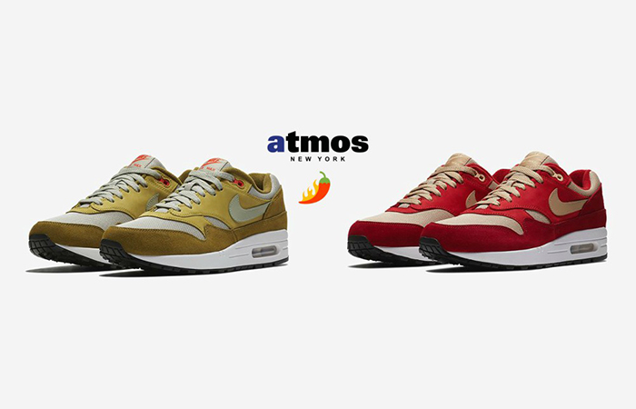 Curry Themed atmos x Nike Air Max 1 Pack Is On The Way