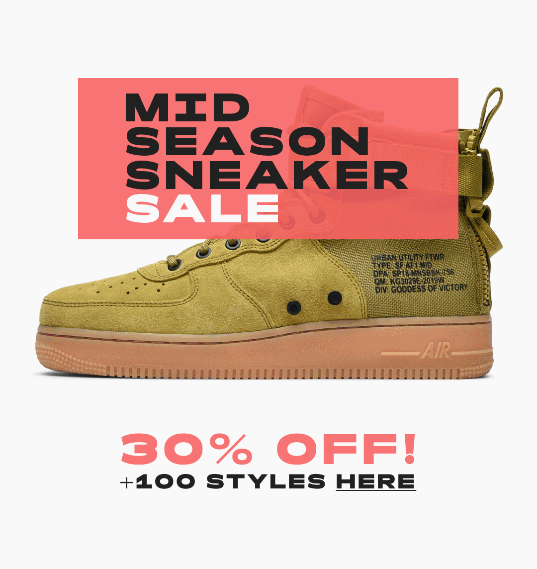 Mid Season Mega Sneaker Sale At Caliroots Happening Now! featured image