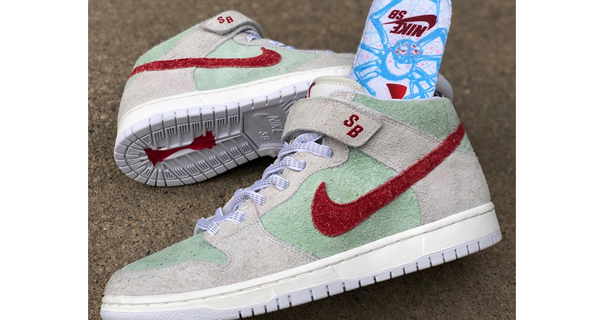 Official Look At The Nike SB Dunk Mid White Widow