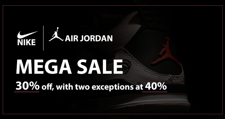 Jordan Retro Mega Sale With 30% OFF At Nike.com