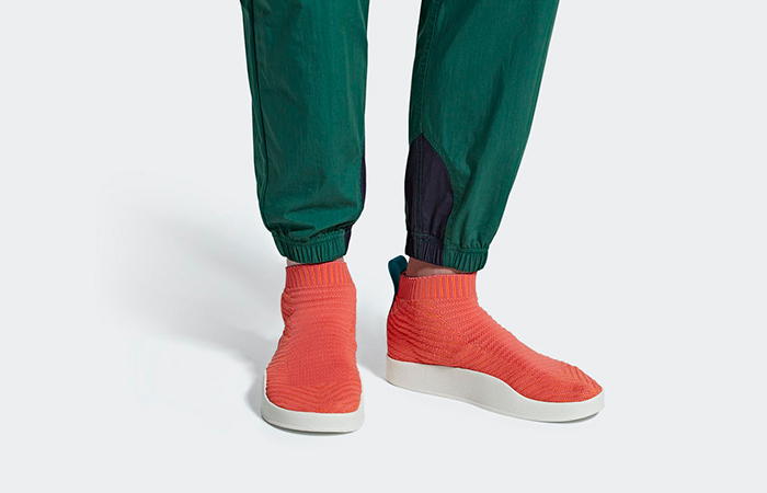 adidas Originals Adilette Primeknit Sock Orange CM8227 06