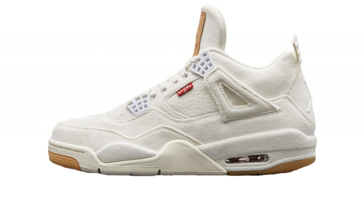 Jordan 4 2024 white levis