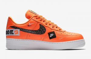 Nike Air Force 1 '07 Premium Just Do It Orange AR7719-800 02