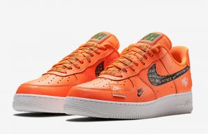 Nike Air Force 1 '07 Premium Just Do It Orange AR7719-800 03
