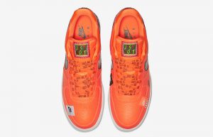 Nike Air Force 1 '07 Premium Just Do It Orange AR7719-800 04