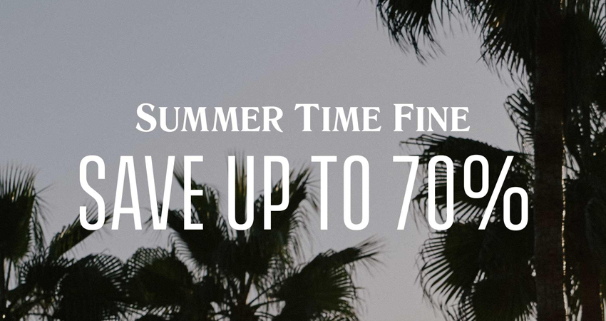 BSTN Offers Up To 70% Off At Summer Time Fine