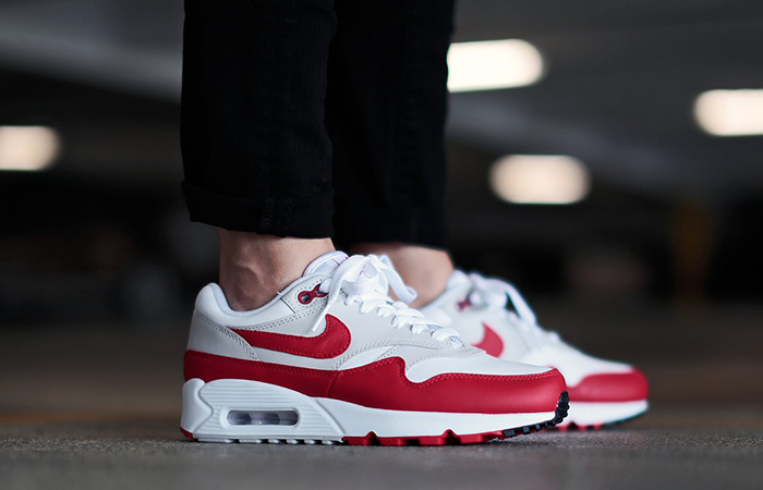 Nike Air Max 90/1 White Red Womens AQ1273-100 - Where To Buy - Fastsole