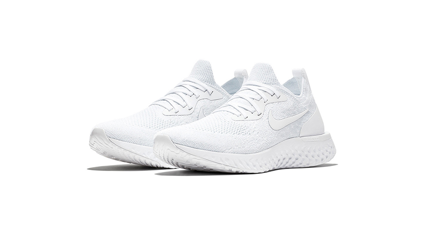 The Nike Epic React Flyknit Will Drop In Triple White Colourway - Fastsole