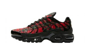 Nike TN Air Max Plus Plaid Tartan Black Red Womens AV9955-001 01