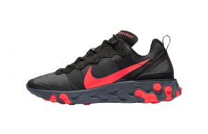 Nike React Element 55 Black Red BQ6166-002 01