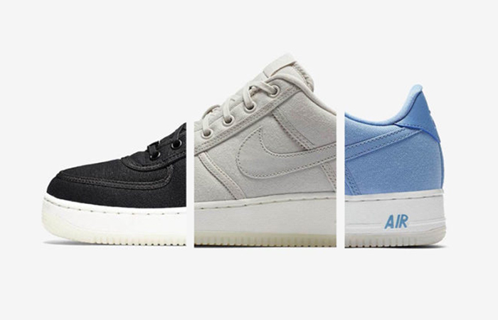 Nike Unveils The Canvas Air Force 1 Pack