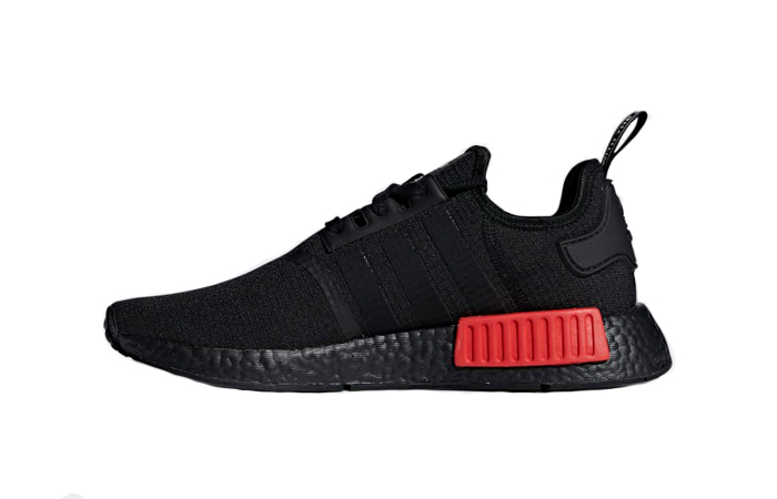 black and red adidas nmd r1