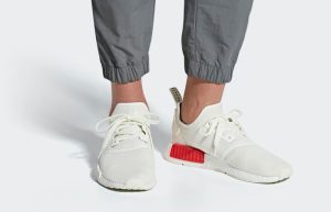 adidas NMD R1 Off White Red B37619 01