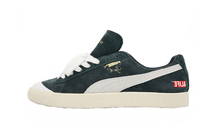 ALIFE Puma Clyde Forest Green Suede 