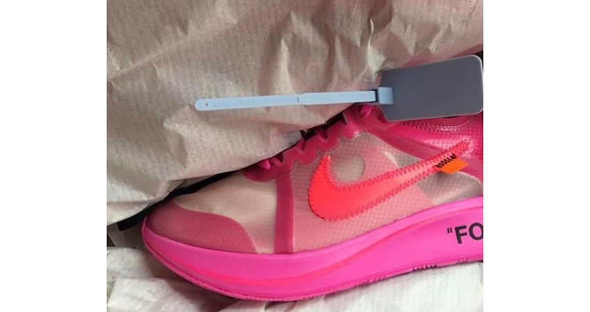 First Look At The Off-White Nike Zoom Fly SP Tulip Pink 01