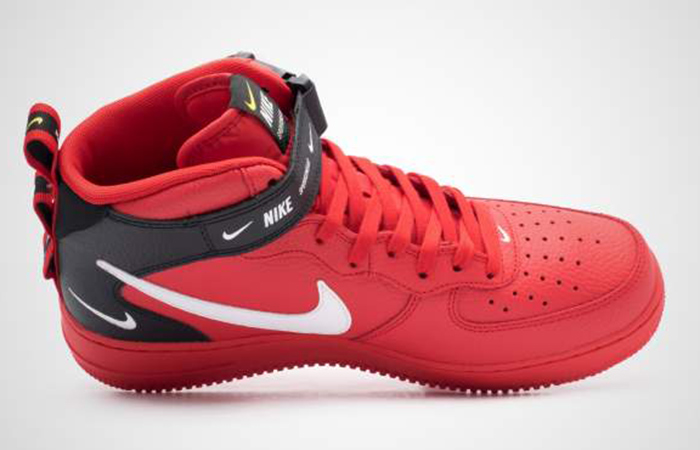 Nike Air Force 1 Mid Utility Red, Where To Buy, 804609-605