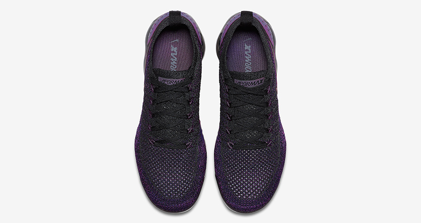 Nike VaporMax Flyknit 2.0 Black Purple Release Date 04