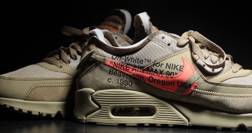 Closer Look At The Off-White Nike Air Max 90 Desert Ore 03