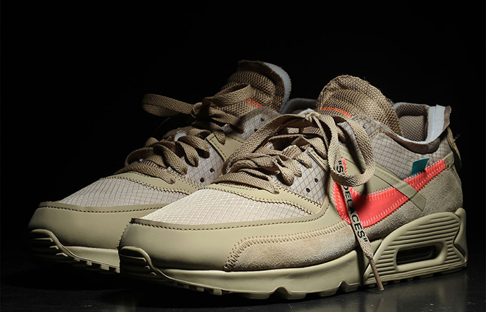 Closer Look At The Off-White Nike Air Max 90 Desert Ore
