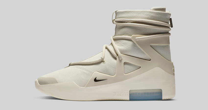 Official Look At The Nike Air Fear Of God 1 Light Bone Black 02