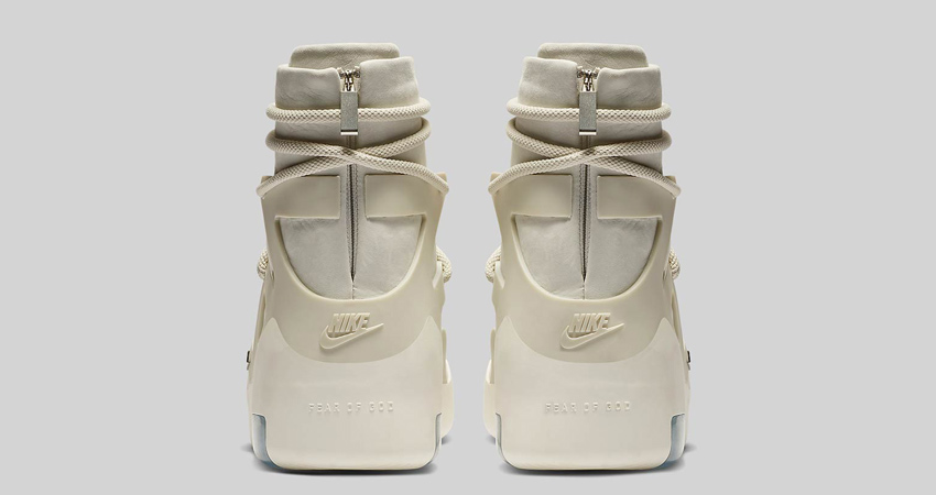 Official Look At The Nike Air Fear Of God 1 Light Bone Black 04