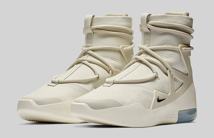 Official Look At The Nike Air Fear Of God 1 Light Bone Black