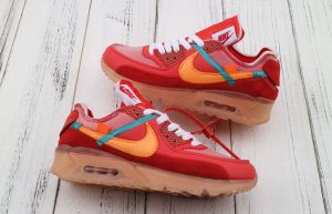 Off-White Nike Air Max 90 University Red AA7293-600