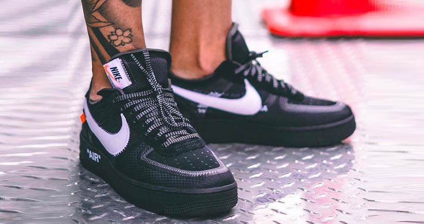 Off-White x Nike Air Force 1 Low Black Release Date 03