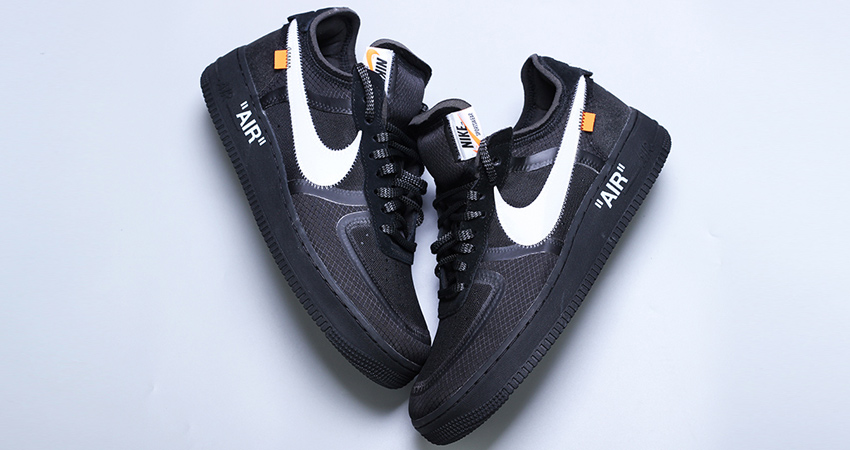 Off-White x Nike Air Force 1 Low Black Release Date 05