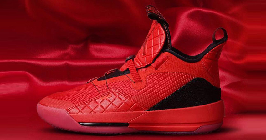 Nike Air Jordan 33 in All Red 02