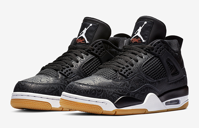 Nike Air Jordan 4 Black Laser Official Look