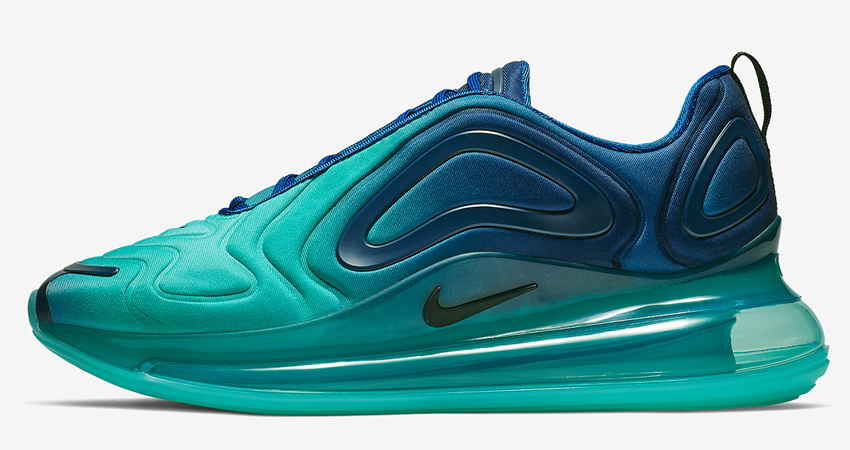 Nike Air Max 720 in Teal and Royal Blue 02