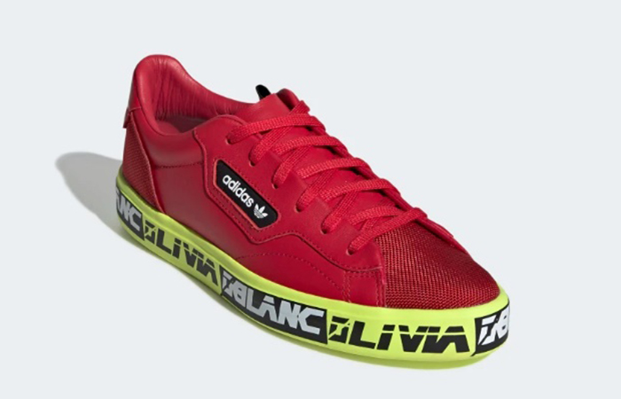 adidas Sleek Red Volt Womens EF6556 03