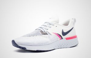 Nike Odyssey React 2 Flyknit Premium White Pink AV2608-146 02