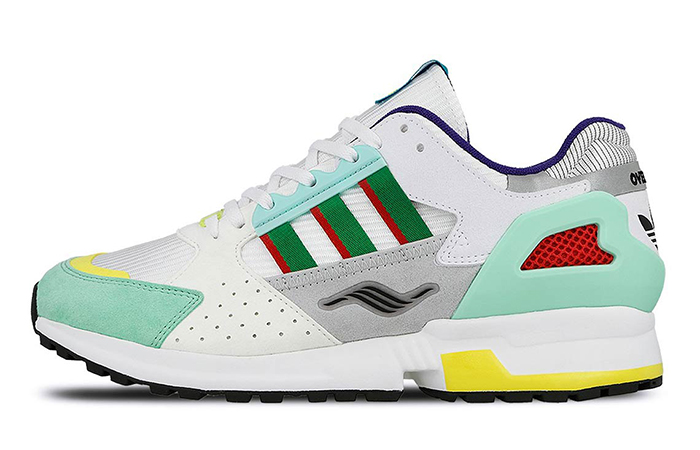 Overkill adidas Consortium ZX 10.000C “I Can If I Want” Pck White Green EE9486