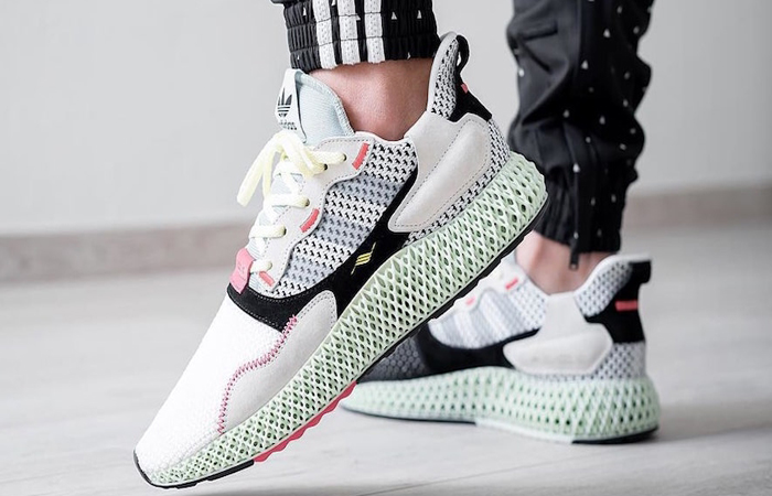The adidas ZX 4000 4D On Foot Look