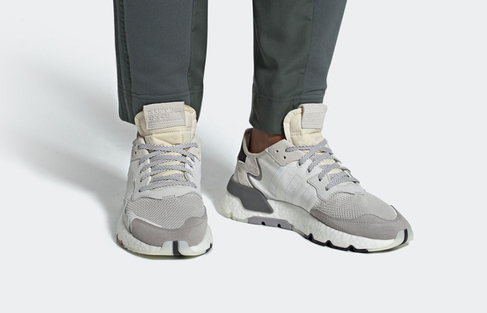 adidas Drops The Ultra Clean Nite Jogger In Silver White