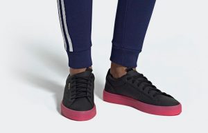 adidas Sleek Black Pink Womens G27341 02