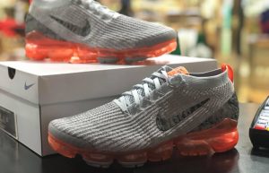 Orange and 2025 gray vapormax