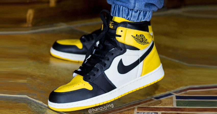 The Air Jordan 1 Yellow Toe Is In Highest Discussion To Release This Summer 02