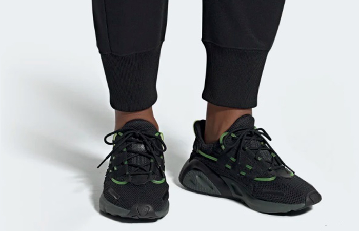 adidas lxcon black on feet