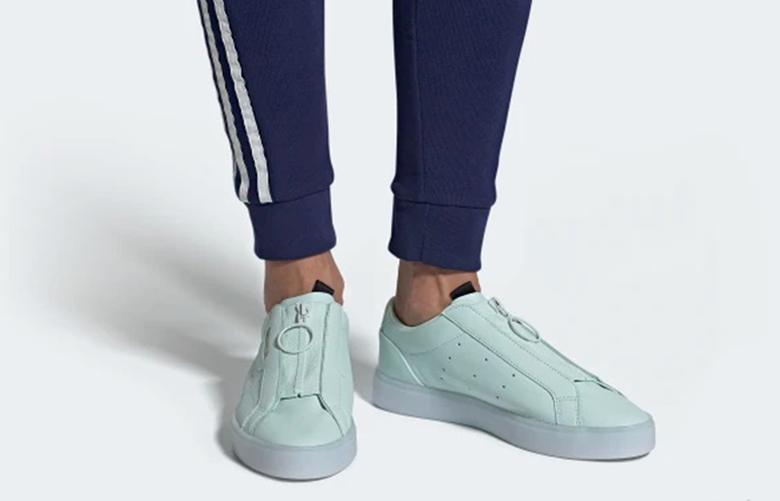 adidas sleek shoes ice mint