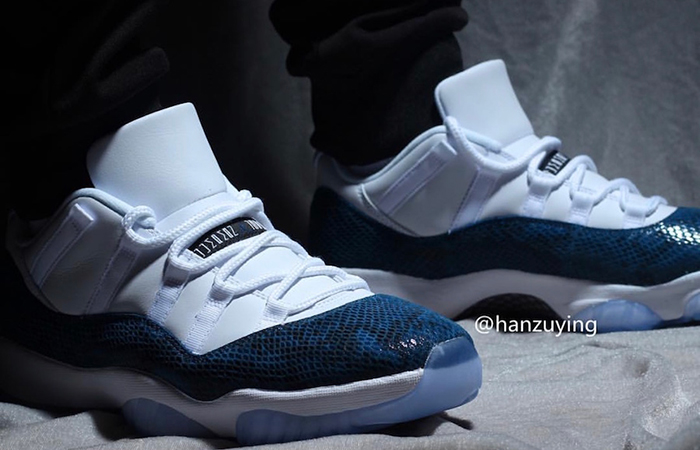 Nike Jordan 11 Low White Blue CD6846-102 02