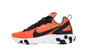 Nike React Element 55 Orange Black BQ9241-001 01