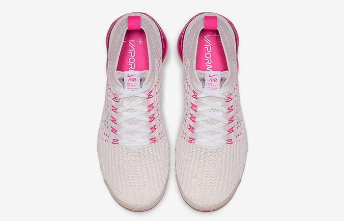 Nike Womens Air VaporMax 3.0 White-Pink Laser AJ6910-005