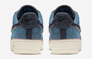 3×1 Nike Air Force 1 Low Strapped Blue 905345-403
