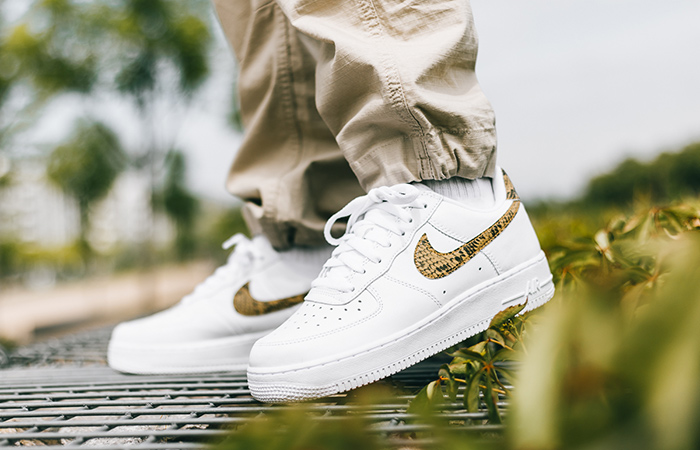 Nike Air Force 1 Is Releasing With An &#8216;Ivory Snake' Getup
