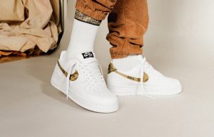 Nike Air Force 1 Low Premium QS Ivory Snake AO1635-100 03
