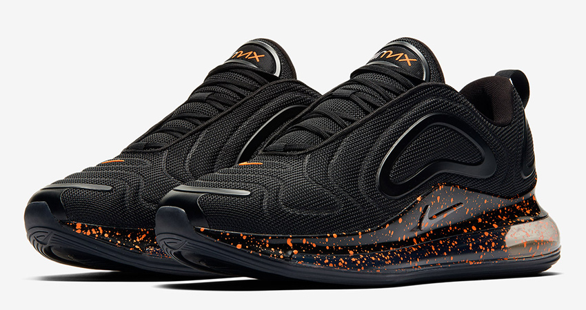 Nike Air Max 720 Received a Hot Lava Look With A Messy Fiery Feature 01