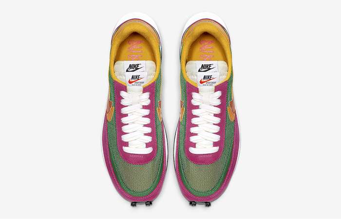 Sacai Nike LDV Waffle Green Pink BV0073-301 06